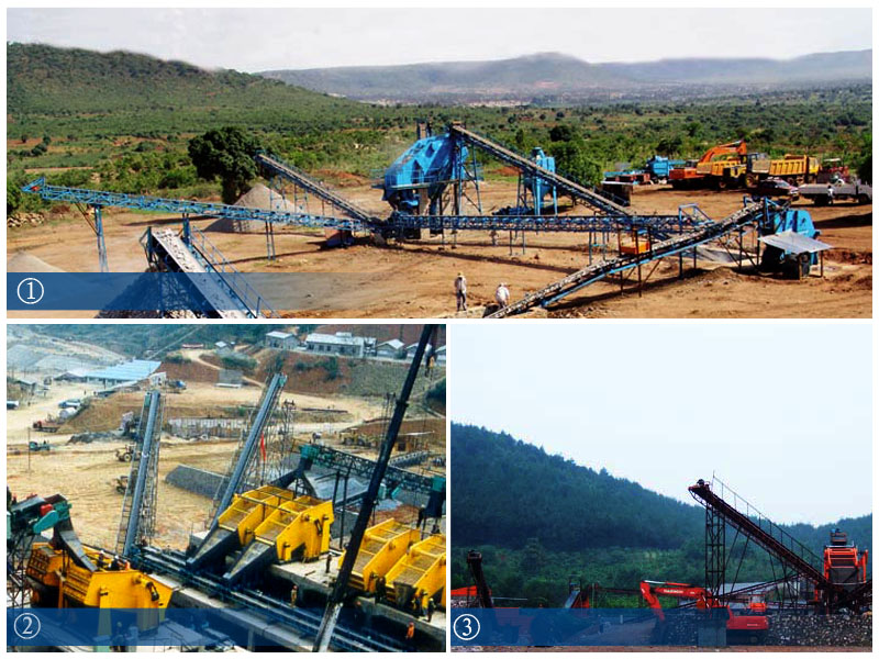 ①Self Centering Vibrating Screen Case in Tanzania②Self Centering Vibrating Screen Case in Sanbanxi③Self Centering Vibrating Screen Case in Jingdezhen