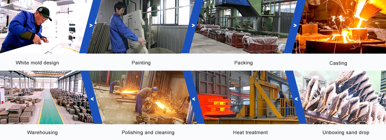 crusher parts process