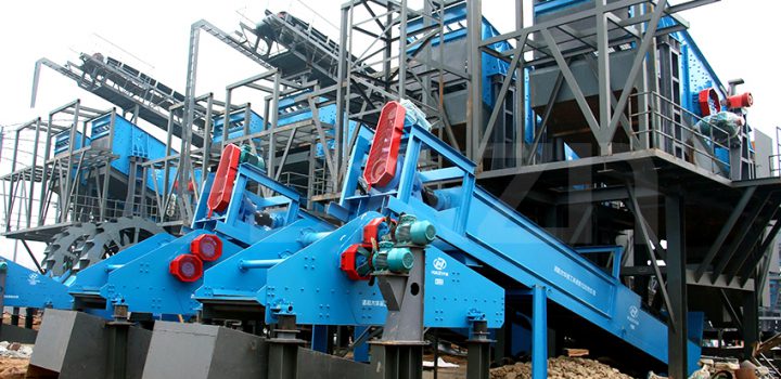 sand washing machine